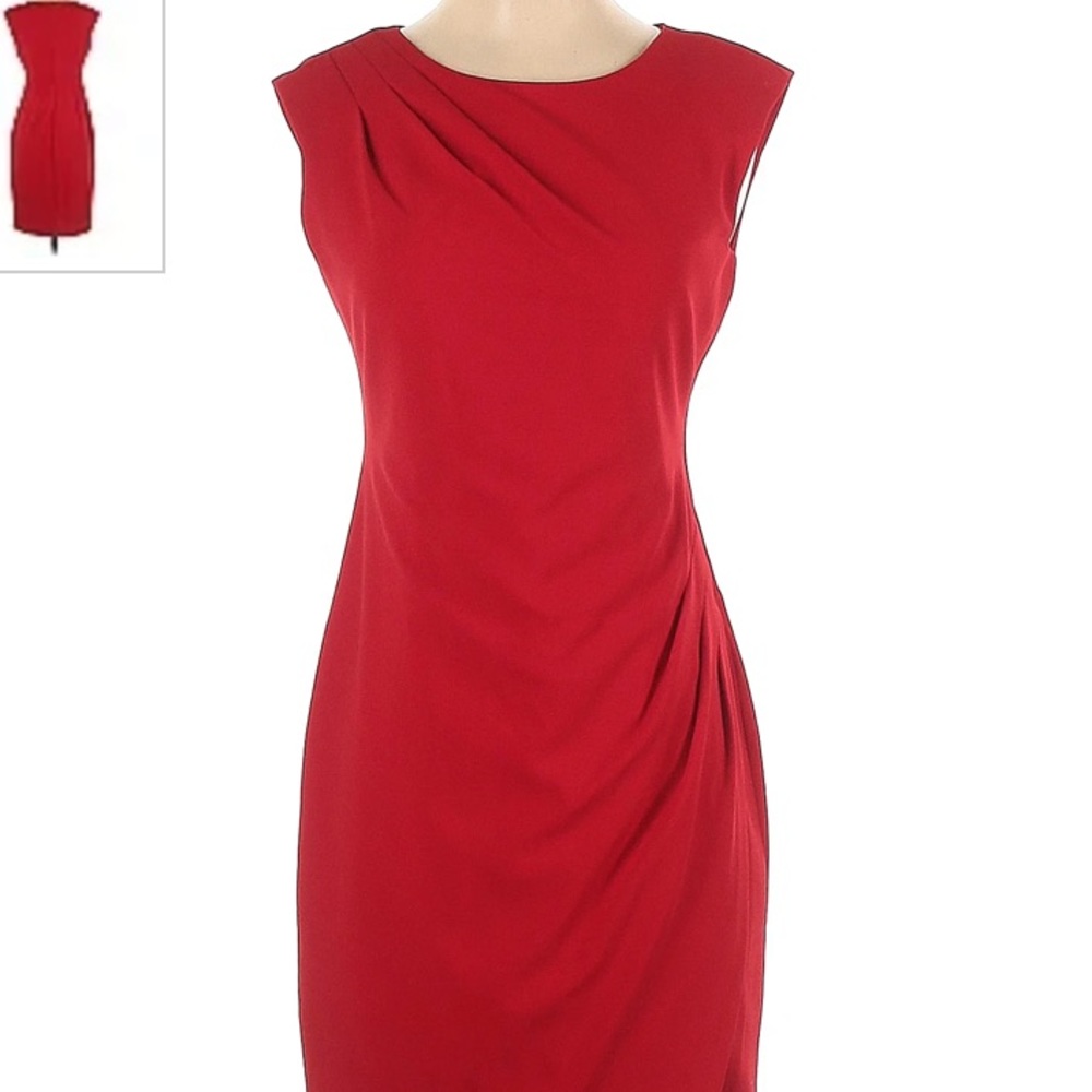 RED CALVIN KLEIN DRESS SIZE 10